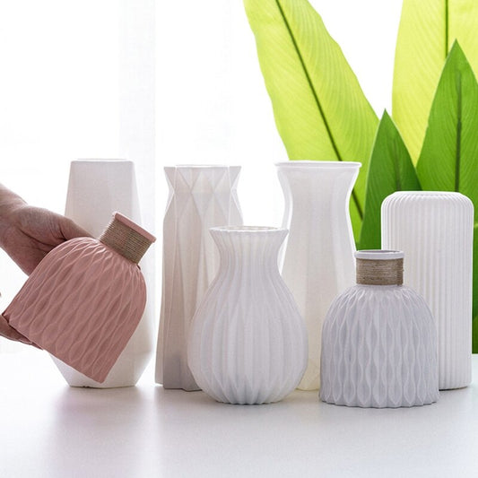 Plastic Vases Home Décor Anti-ceramic Vases